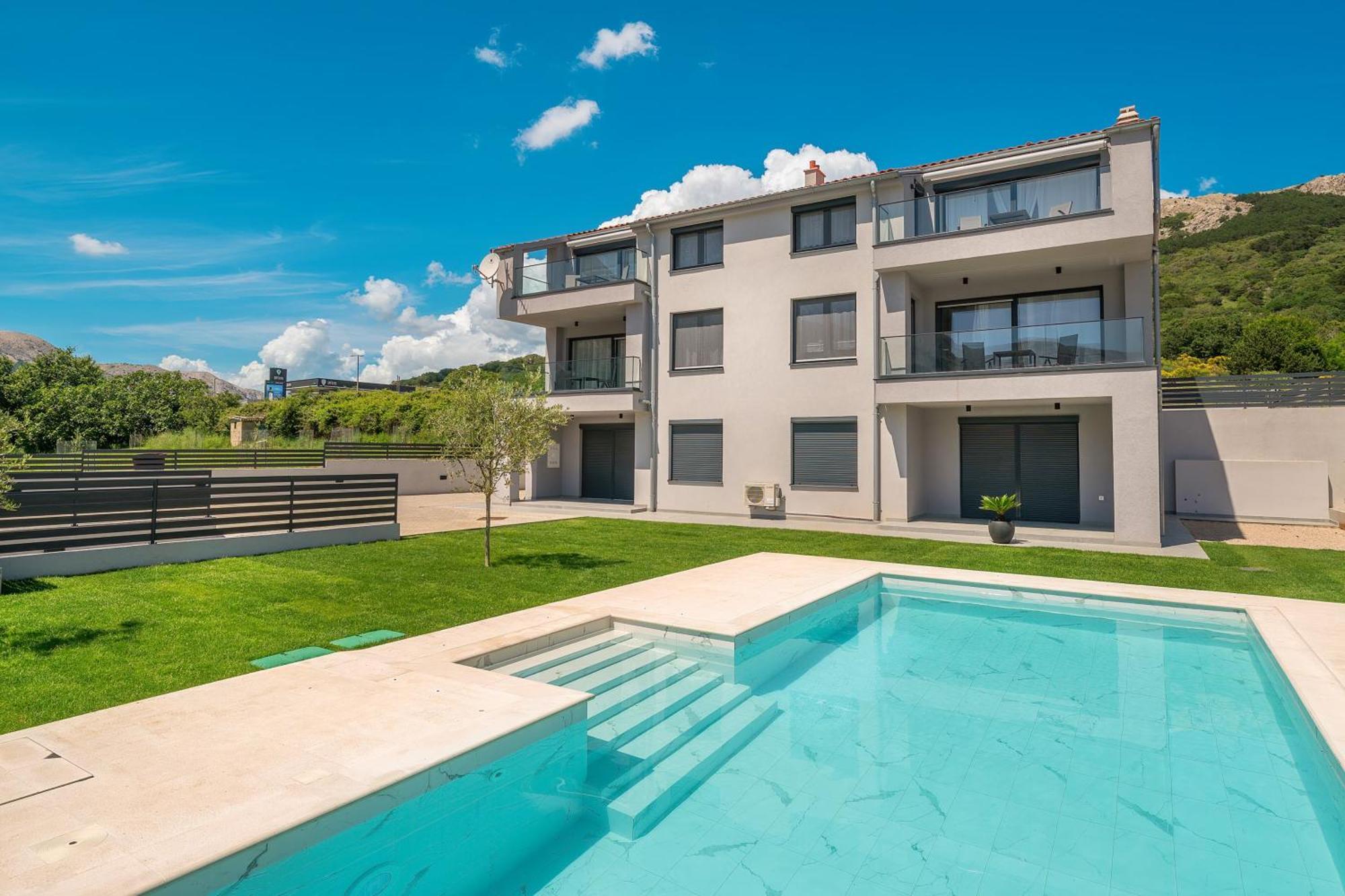 Poolside Apartments Anabella Baška Εξωτερικό φωτογραφία
