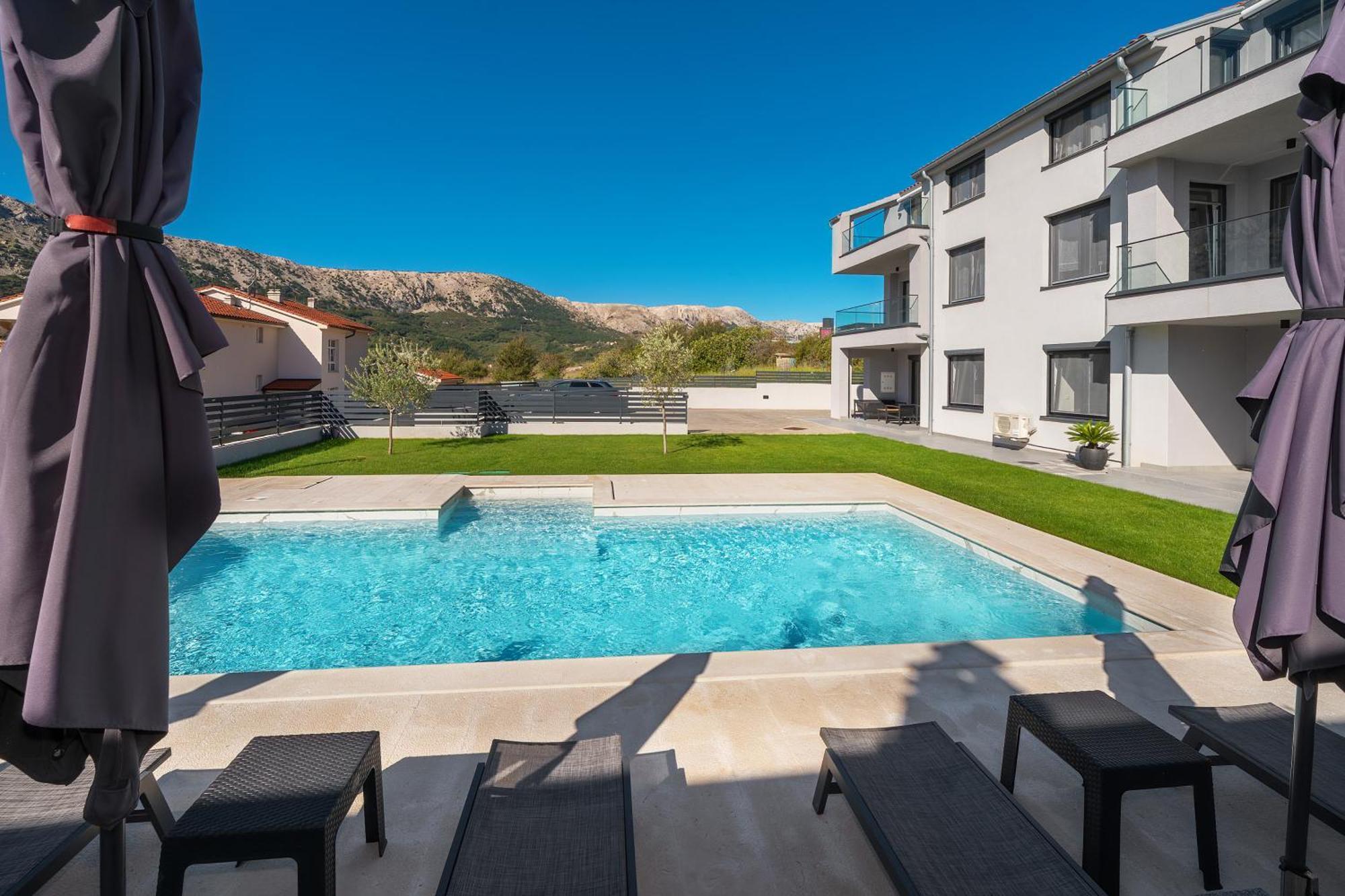 Poolside Apartments Anabella Baška Εξωτερικό φωτογραφία